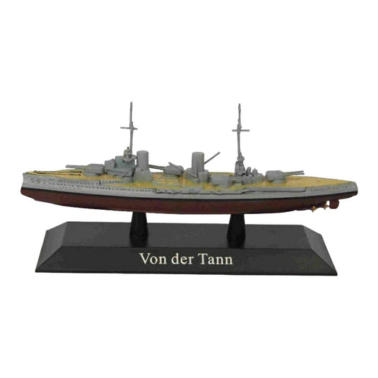 WARSHIP軍艦 VON DER TANNフォン・デア・タン 1910 BATTLE CRUISER巡洋戦艦 GERMANYドイツ MILITARYミリタリー / EDICOLA 1/1250 ミニカー