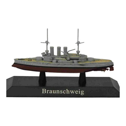 WARSHIP軍艦 BRAUNSCHWEIGブラウンシュヴァイク 1902 LINER WARSHIP戦列艦 GERMANYドイツ MILITARYミリタリー / EDICOLA 1/1250 ミニカー