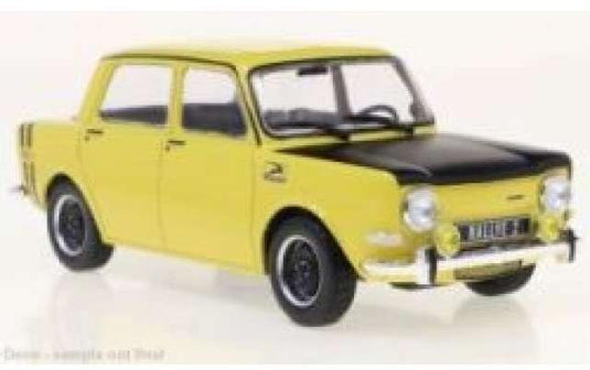 1970 シマ 1000 Rallye 2 イエロー／ブラック/ WHITEBOX  1/24 ミニカー