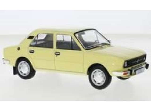 1976 Skoda 105L イエロー/WHITEBOX 1/24ミニカー