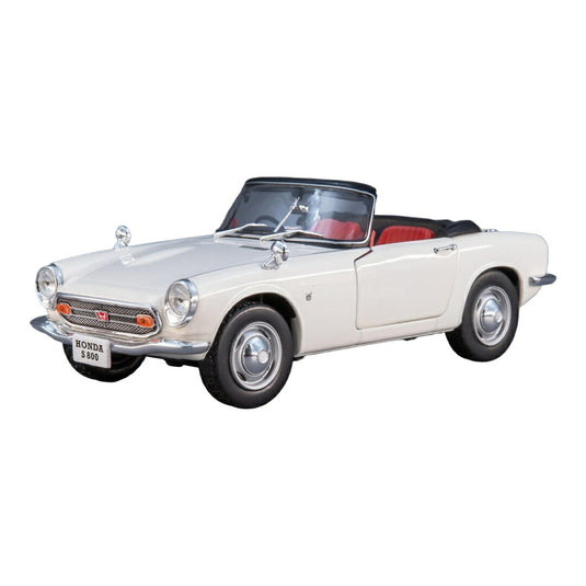 Hondaホンダ S800 1966 ホワイト ダイキャストモデル ミニカー /WHITEBOX 1/24