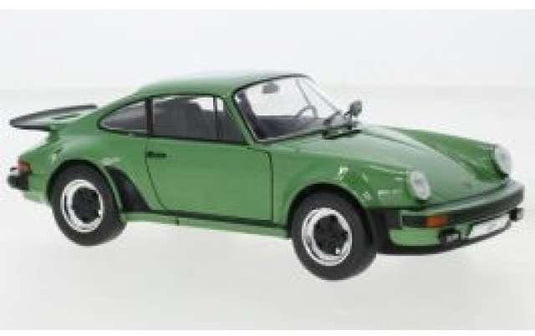 1974 ポルシェ 911 ターボ (930) メタリックグリーン/ WHITEBOX  1/24 ミニカー