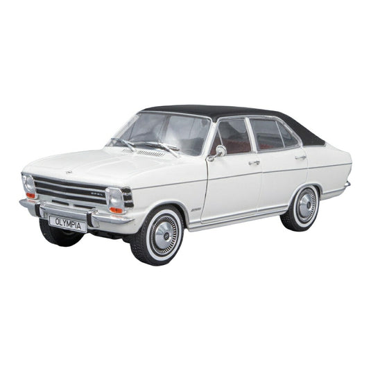 Opel オペル Olympia A 1967 ホワイト マットブラック ダイキャストモデル ミニカー /WHITEBOX 1/24