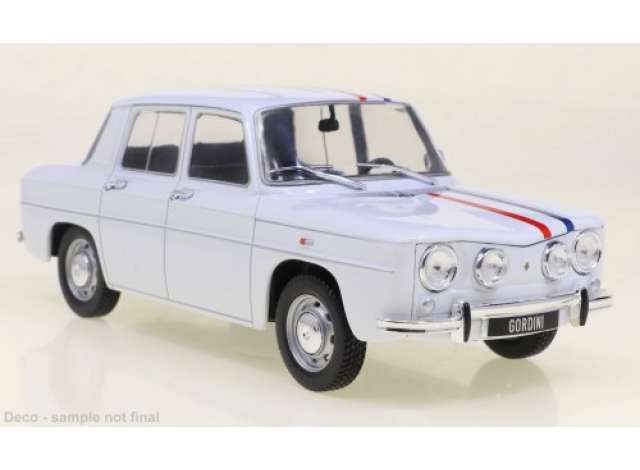 1964 Renault 8 ゴルディーニ ホワイト/WHITEBOX 1/24ミニカー