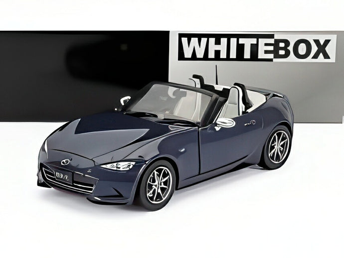 MAZDA MX-5 スパイダー カブリオレ オープン 2019 ダークブルー/ WHITEBOX 1/24 ミニカー