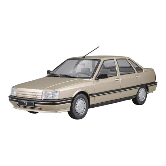 Renaultルノー 21 1986 ベージュ ダイキャストモデル ミニカー /WHITEBOX 1/24