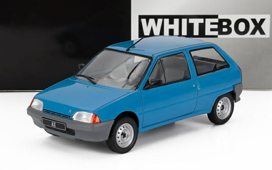 CITROEN AX 1986 ライトブルー/ WHITEBOX 1/24 ミニカー