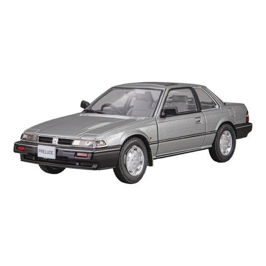 Honda Prelude ホンダ プレリュード 1985 グレーメタリック ダイキャストモデル ミニカー /WHITEBOX 1/24