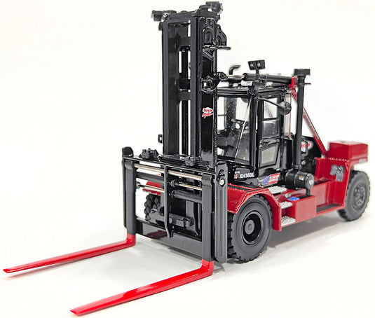 Taylor XH 360L フォークリフト ブラック レッド / Weiss Brothers 1/50 建設機械模型 工事車両