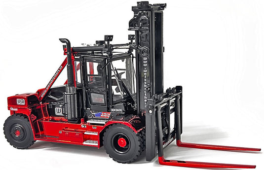 Taylorテイラー XH 360L Forkliftフォークリフト in Metallic Black and Chro / Weiss Brothers 1/50 模型