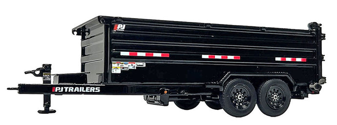 PJ Dump DM トレーラー ブラック / Weiss Brothers 1/50 建設機械模型 工事車両