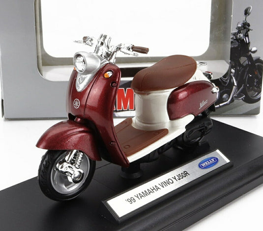 YAMAHA VINO YJ50R スクーター カッパー クリーム/ WELLY 1/18 バイク模型ミニカー