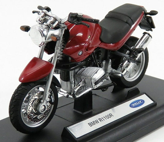 BMW R1150R 2006 レッド ブラック/ WELLY 1/18 バイク模型ミニカー
