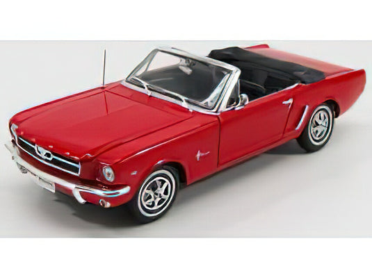 FORD USA MUSTANG CABRIOLET 1964 RED/WELLY 1/18ミニカー