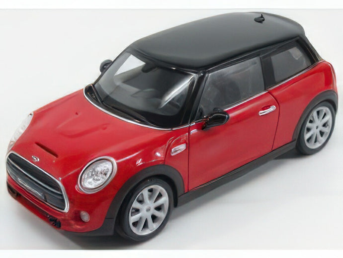 MINI  COOPER HATCH 2DOOR 2015  RED BLACK/WELLY 1/18ミニカー