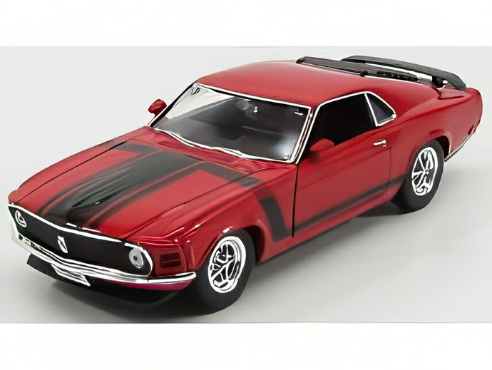 【予約】FORD USA MUSTANG BOSS 302 1970 レッド/ブラック/ WELLY 1/24 ミニカー