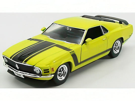 【予約】FORD USA MUSTANG BOSS 302 1970 イエロー/ブラック/ WELLY 1/24 ミニカー
