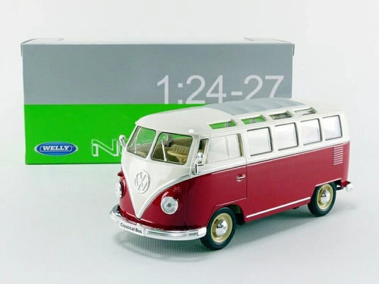 VOLKSWAGEN Combi T1 Bus Samba 1963 ワーゲンバス サンバ / WELLY 1/24 ミニカー