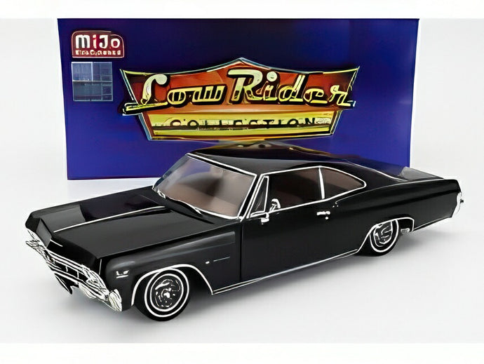【予約】CHEVROLET IMPALA SS 396 クーペ ローライダー 1965 ブラック/ WELLY 1/24 ミニカー