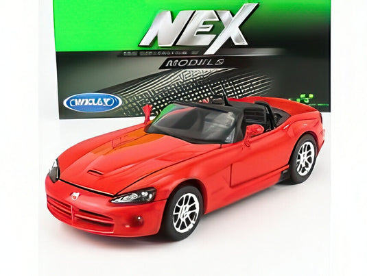 【予約】DODGE VIPER SRT-10 スパイダー オープン 2003 レッド/ WELLY 1/24 ミニカー