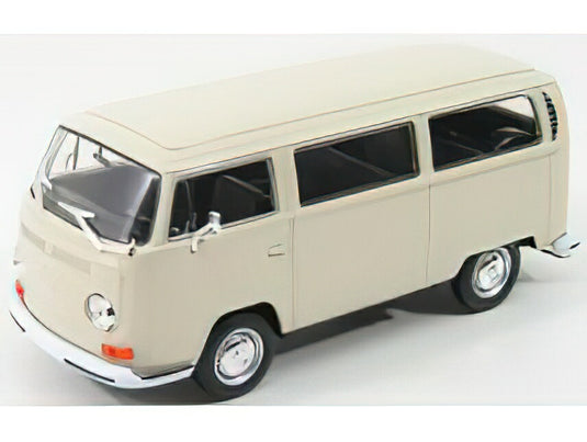 VOLKSWAGEN T2 MINIBUS 1972 IVORY/WELLY 1/24ミニカー