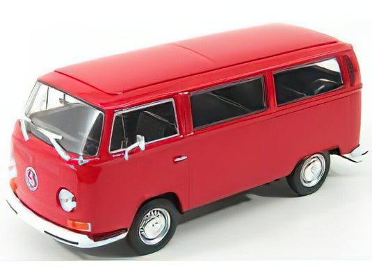 VOLKSWAGEN T2 MINIBUS 1972 RED/WELLY 1/24ミニカー