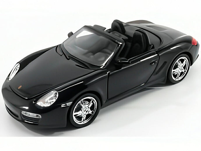 【予約】PORSCHE BOXSTER S スパイダー 2012 ブラック/ WELLY 1/24 ミニカー