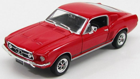 【予約】FORD USA マスタング GT クーペ 1967 レッド / WELLY 1/24 ミニカー