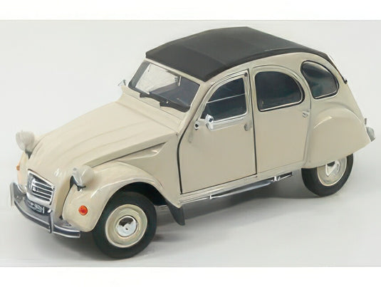 【予約】CITROEN 2CV 1982 アイボリー/ WELLY 1/24 ミニカー