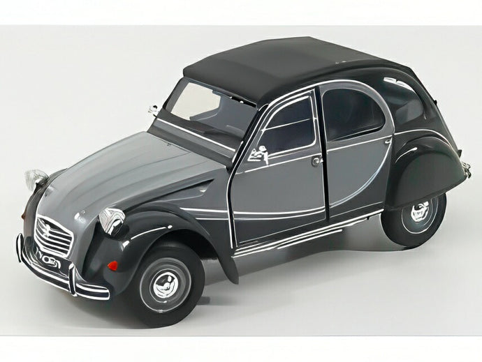 【予約】CITROEN 2CV CHARLESTON 1982 2トーン グレー/ WELLY 1/24 ミニカー