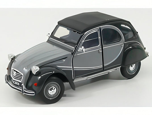 【予約】CITROEN 2CV CHARLESTON 1982 2トーン グレー/ WELLY 1/24 ミニカー