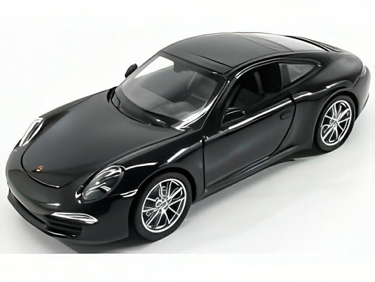 【予約】PORSCHE 911 991 CARRERA S 2013 ブラック/ WELLY 1/24 ミニカー