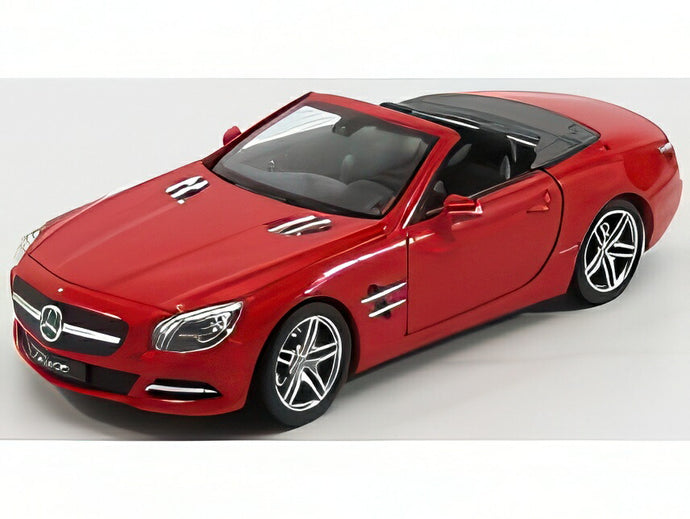 【予約】MERCEDES BENZ SL-CLASS SL500 スパイダー ハードトップ 2012 レッド/ WELLY 1/24 ミニカー