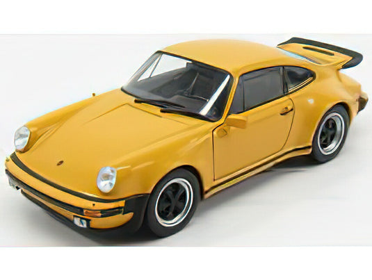 PORSCHE 911 930 3.0 TURBO COUPE 1974 YELLOW/WELLY 1/24ミニカー