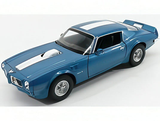 【予約】PONTIAC FIREBIRD TRANS-AM 1972 ブルーメタリック/ホワイト/ WELLY 1/24 ミニカー