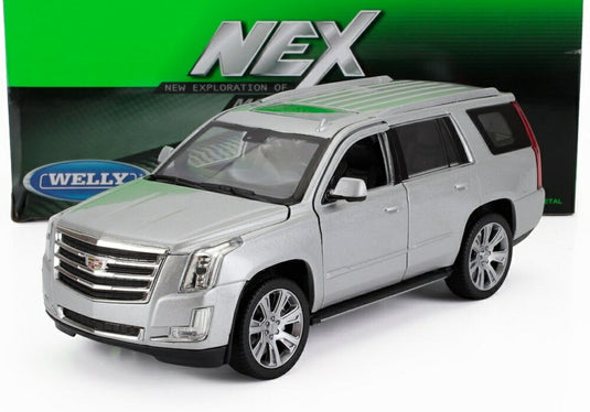 CADILLAC ESCALADE 2017 シルバー/ WELLY 1/27 ミニカー