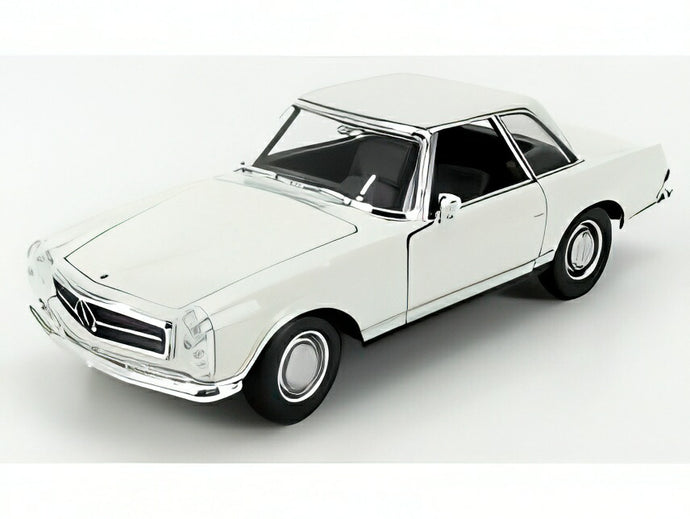 【予約】MERCEDES BENZ SL-CLASS 230SL (W113) スパイダー ハードトップ 1965 ホワイト/ WELLY 1/24 ミニカー