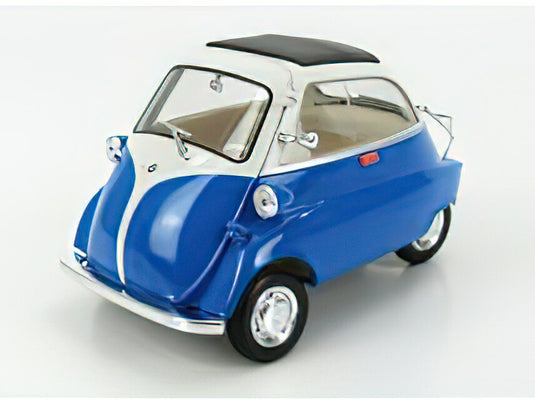 【予約】BMW ISETTA 1955 ブルー/ホワイト/ WELLY 1/18 ミニカー