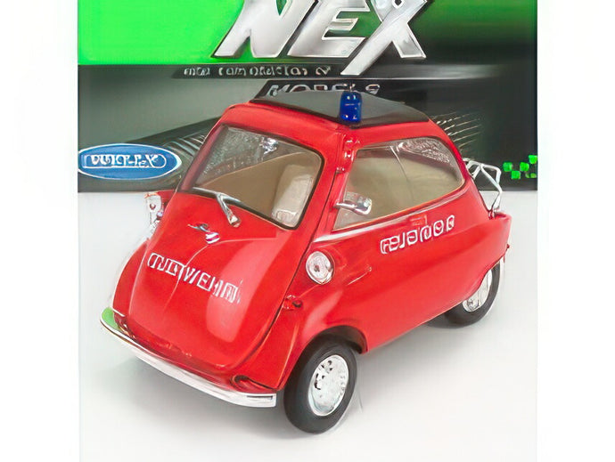 BMW ISETTA FEUERWEHR 1955 RED BLACK/WELLY 1/18ミニカー