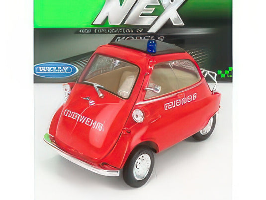 BMW ISETTA FEUERWEHR 1955 RED BLACK/WELLY 1/18ミニカー