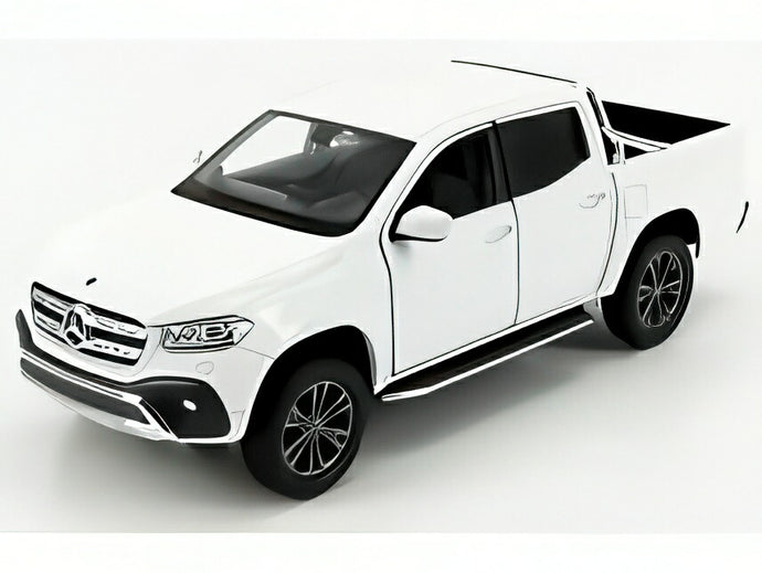 【予約】MERCEDES BENZ X-CLASS ピックアップ 2018 ホワイト/ WELLY 1/24 ミニカー