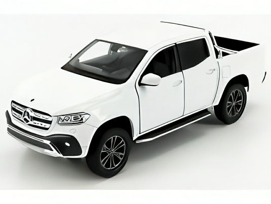 【予約】MERCEDES BENZ X-CLASS ピックアップ 2018 ホワイト/ WELLY 1/24 ミニカー
