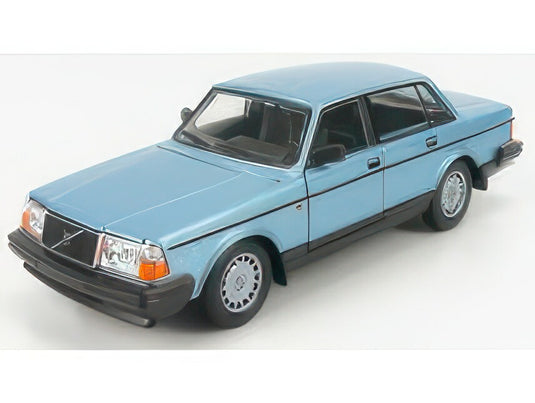【予約】VOLVO 240 GL 1986 ライトブルーメタリック/ WELLY 1/24 ミニカー