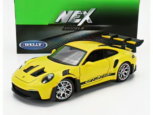 PORSCHE - 911 992 GT3 RS COUPE 2022 - YELLOW/WELLY 1/24ミニカー