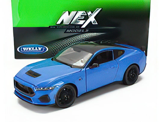 FORD USA MUSTANG COUPE 2024 BLUE/WELLY 1/24ミニカー