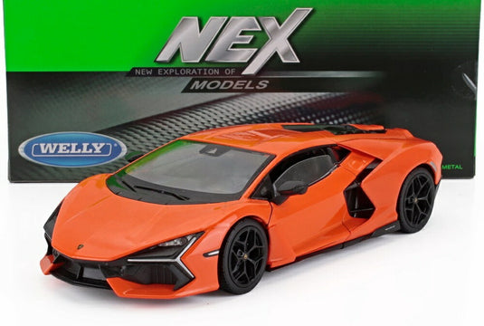 LAMBORGHINI REVUELTO HYBRID 2023 オレンジ/ WELLY 1/24 ミニカー