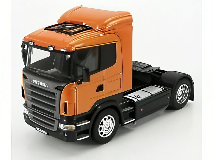 【予約】SCANIA R470 トラクタートラック 2軸 2012 オレンジメタリック/カッパー/ WELLY 1/32 ミニカー