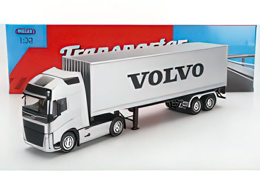 VOLVO  FH4 500 TRUCK CASSONATO 2020  SILVER/WELLY 1/32ミニカー