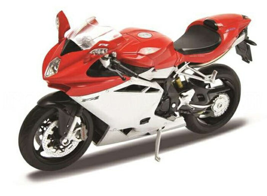 【予約】MV AGUSTA F4 1000R 2006 レッド ホワイト バイク模型/ WELLY 1/10 模型