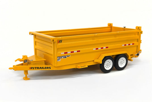PJ Trailers ダンプトレーラー PJ Dump DM イエロー / Weiss Brothers 1/50 建設機械模型